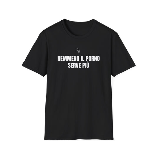 "Nemmeno il Porno Serve Più" - Tshirt - Il sonno delle balene